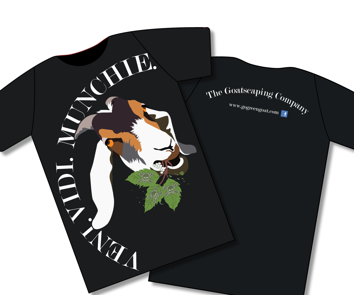 T-shirt Design by Simon Hon for The Goatscaping Company, Inc. | Design: #5515354