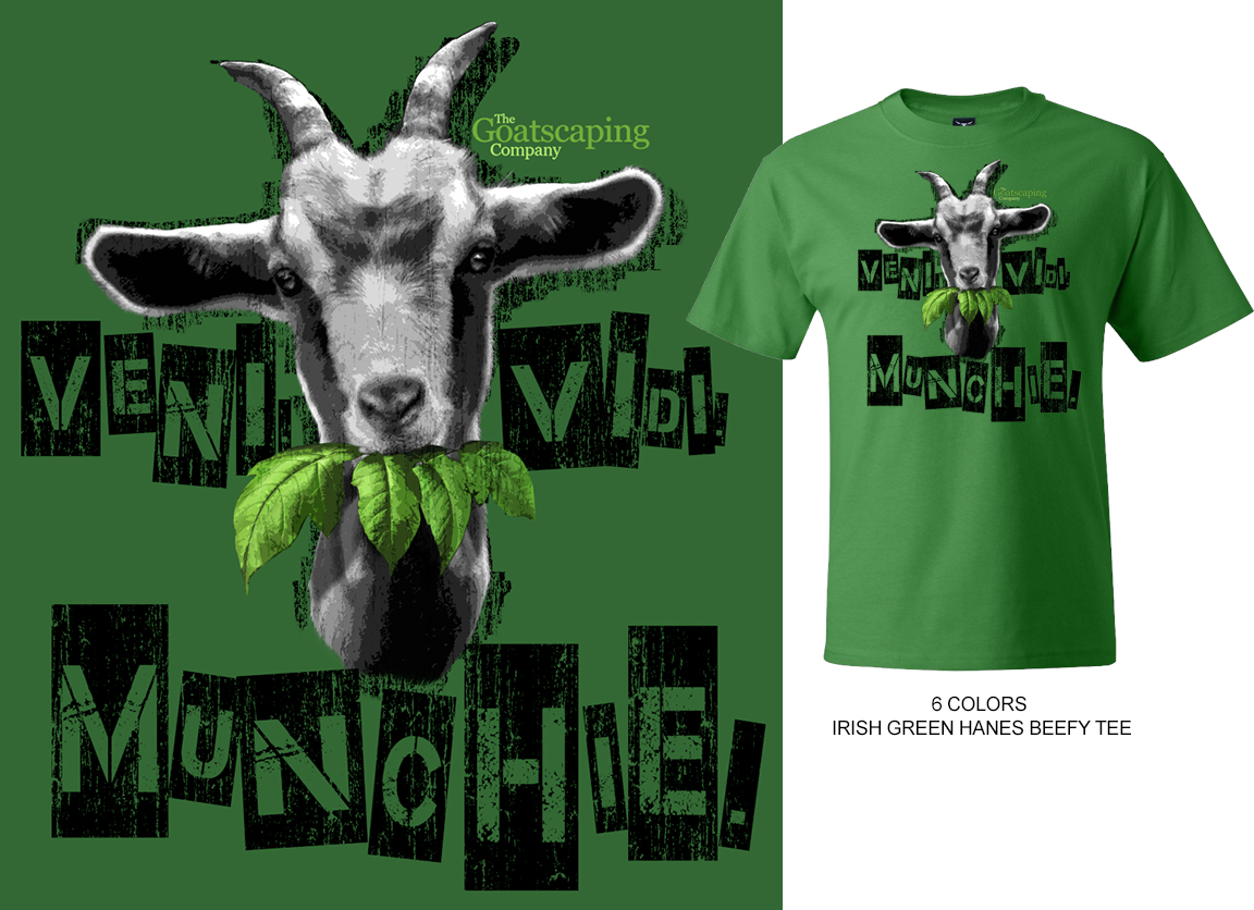 T-shirt Design by nanstrack for The Goatscaping Company, Inc. | Design #5585187