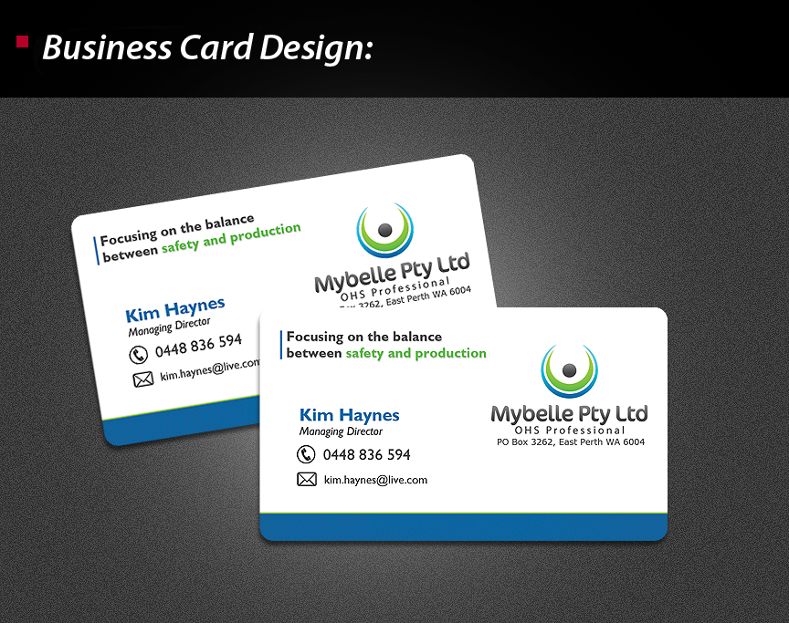 Diseño de Papelería por wolfgfxdesign para Mybelle Pty Ltd | Diseño #1524590