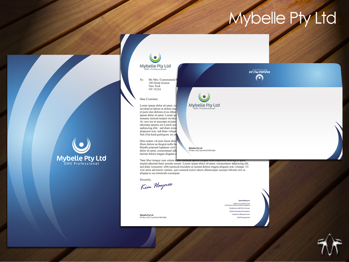 Stationery Design by sadzip for Mybelle Pty Ltd | Design #1577405