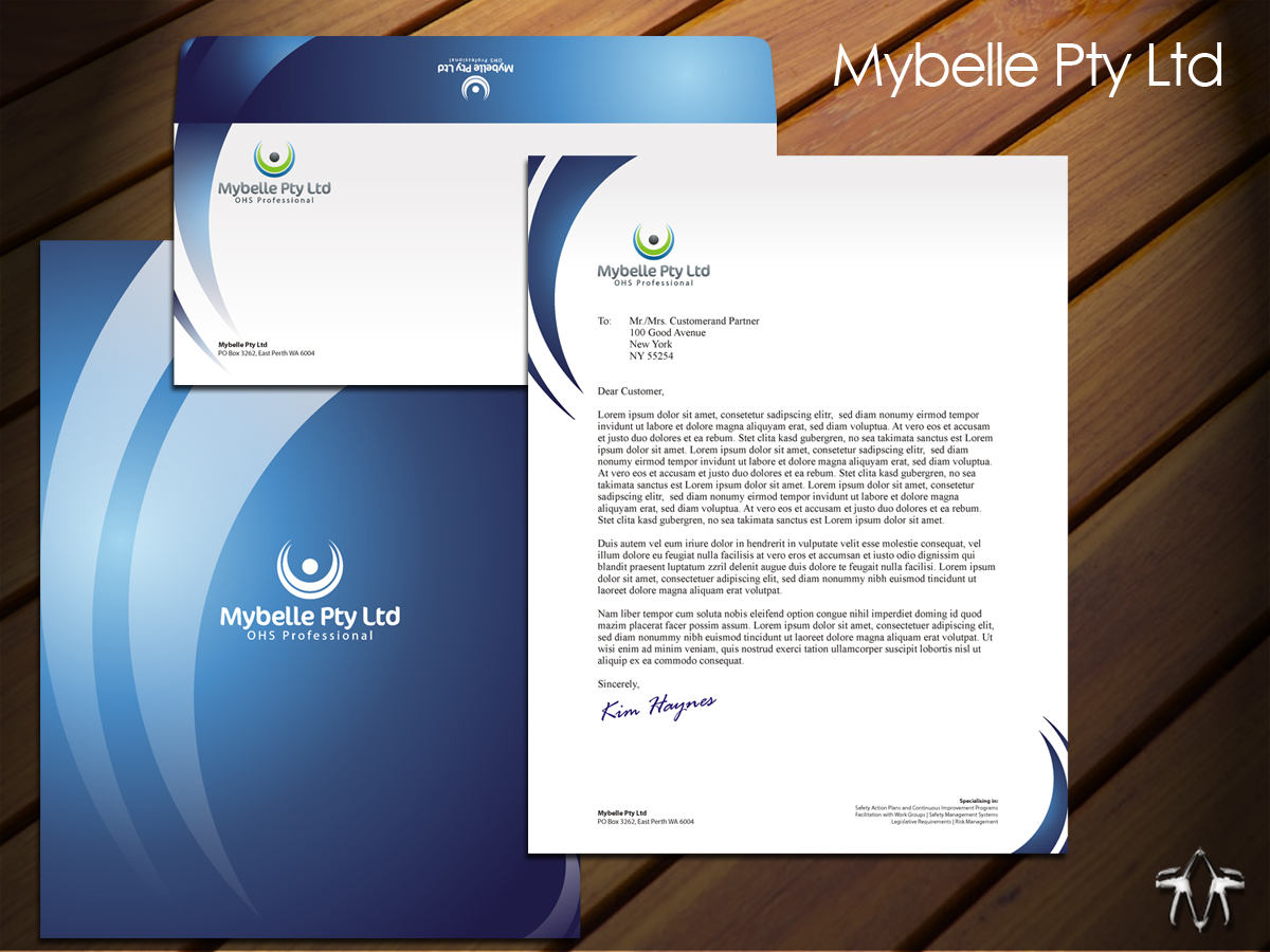 Stationery Design by sadzip for Mybelle Pty Ltd | Design #1577444