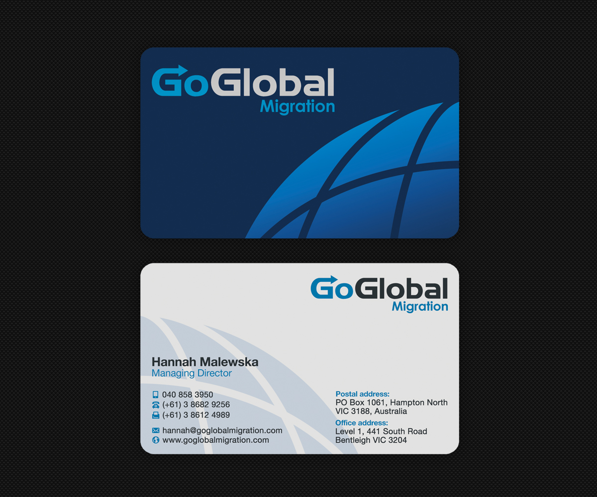 Business Card Design by Ethien for this project | Design #5522792