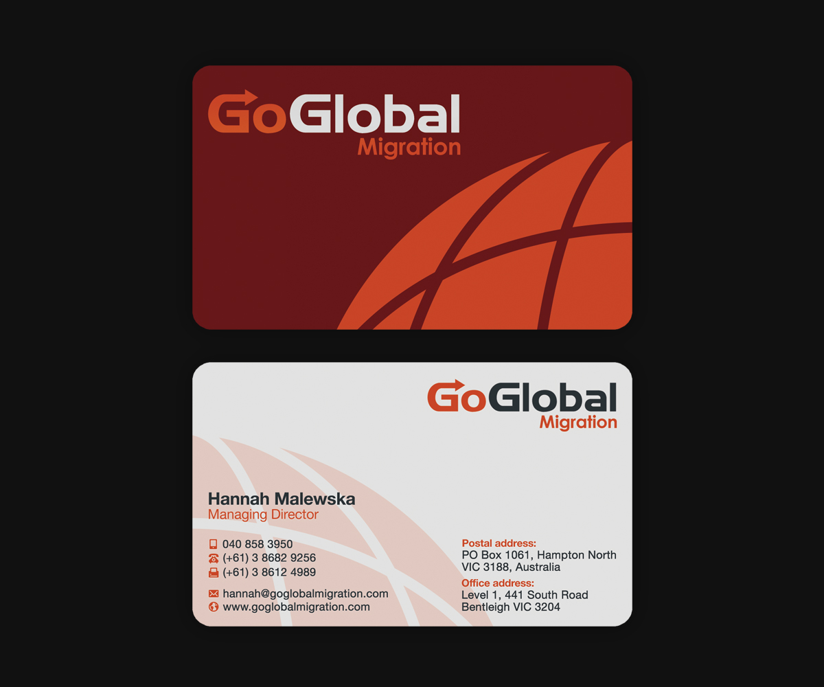 Business Card Design by Ethien for this project | Design #5584948