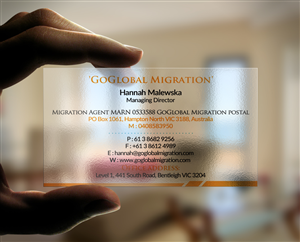 Visitenkarten-Design von nuhanenterprise für dieses Projekt | Design #5539361