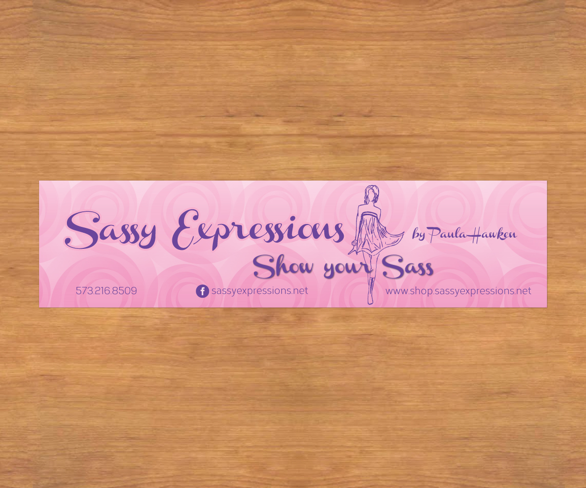 Signage Design by Ellie Afonso for Sassy Expressions | Design #5520963