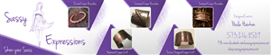 Sassy Expressions Handcrafted Copper Jewelry | Diseño de Señalética por Akshar Shailesh