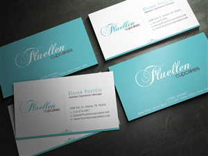Visitenkarten-Design von Mili_Mi für Fluellen Cupcakes | Design: #1517869