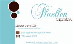 Diseño de Tarjeta de Presentación por $0N!$0FT para Fluellen Cupcakes | Diseño #1516839