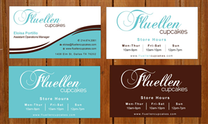Visitenkarten-Design von Sbss für Fluellen Cupcakes | Design: #1517249