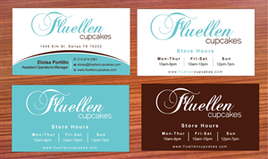 Visitenkarten-Design von Sbss für Fluellen Cupcakes | Design: #1517256