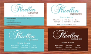 Visitenkarten-Design von Sbss für Fluellen Cupcakes | Design: #1517268