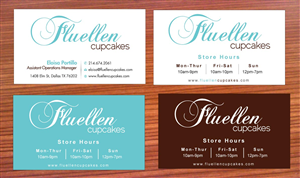 Visitenkarten-Design von Sbss für Fluellen Cupcakes | Design: #1517270