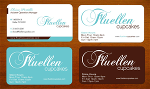 Visitenkarten-Design von Sbss für Fluellen Cupcakes | Design: #1517284