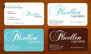 Visitenkarten-Design von Sbss für Fluellen Cupcakes | Design: #1517285