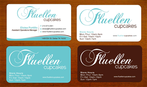 Visitenkarten-Design von Sbss für Fluellen Cupcakes | Design: #1517287