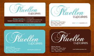 Visitenkarten-Design von Sbss für Fluellen Cupcakes | Design: #1517293