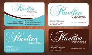 Visitenkarten-Design von Sbss für Fluellen Cupcakes | Design: #1517302