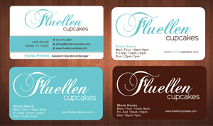 Visitenkarten-Design von Sbss für Fluellen Cupcakes | Design: #1517307