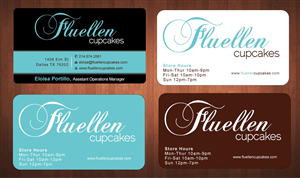 Visitenkarten-Design von Sbss für Fluellen Cupcakes | Design: #1517324