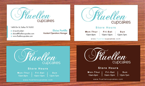 Visitenkarten-Design von Sbss für Fluellen Cupcakes | Design: #1517326