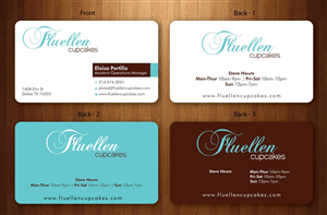 Visitenkarten-Design von Sbss für Fluellen Cupcakes | Design: #1517971