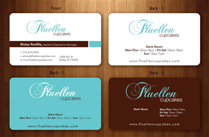 Visitenkarten-Design von Sbss für Fluellen Cupcakes | Design: #1517973