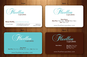 Visitenkarten-Design von Sbss für Fluellen Cupcakes | Design: #1517978