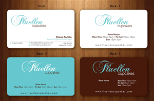 Visitenkarten-Design von Sbss für Fluellen Cupcakes | Design: #1517981