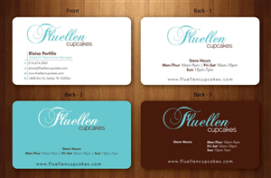 Visitenkarten-Design von Sbss für Fluellen Cupcakes | Design: #1517993