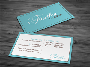 Visitenkarten-Design von HYPdesign für Fluellen Cupcakes | Design: #1518916