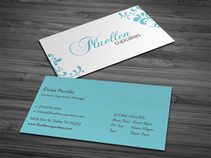 Visitenkarten-Design von HYPdesign für Fluellen Cupcakes | Design: #1518920