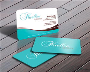 Visitenkarten-Design von Sarah Mathews für Fluellen Cupcakes | Design: #1517208