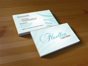 Diseño de Tarjeta de Presentación por John Mares para Fluellen Cupcakes | Diseño #1533728