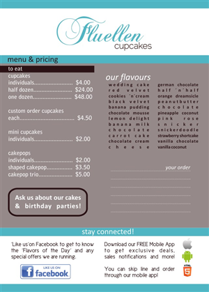 Menu Design by ginver