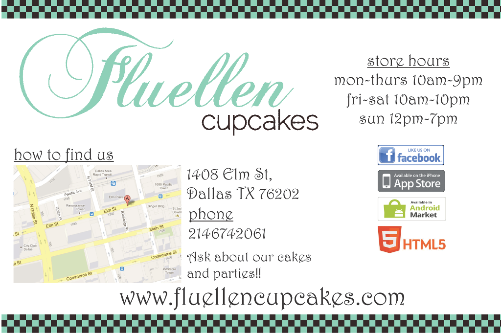 Menu Design by Cass G for Fluellen Cupcakes | Design #1516962