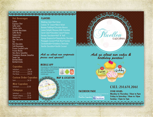 Menu Design by Sbss for Fluellen Cupcakes | Design: #1531978