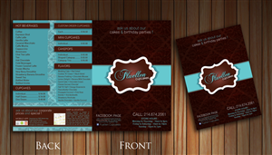 Menu Design by Sbss for Fluellen Cupcakes | Design: #1536461