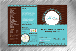 Menu Design by Sbss for Fluellen Cupcakes | Design: #1536474