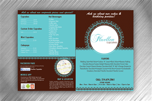 Menu Design by Sbss for Fluellen Cupcakes | Design: #1536483