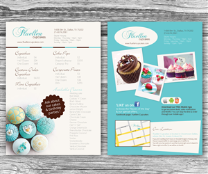 Menü-Design von NoirBlanc für Fluellen Cupcakes | Design #1518124