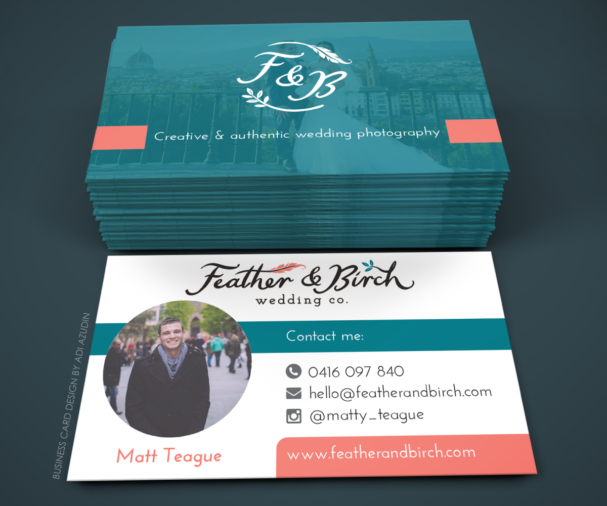 Business Card Design by adiazudin for Feather & Birch | Design #5496590
