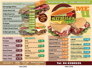 Menu Design by Junn