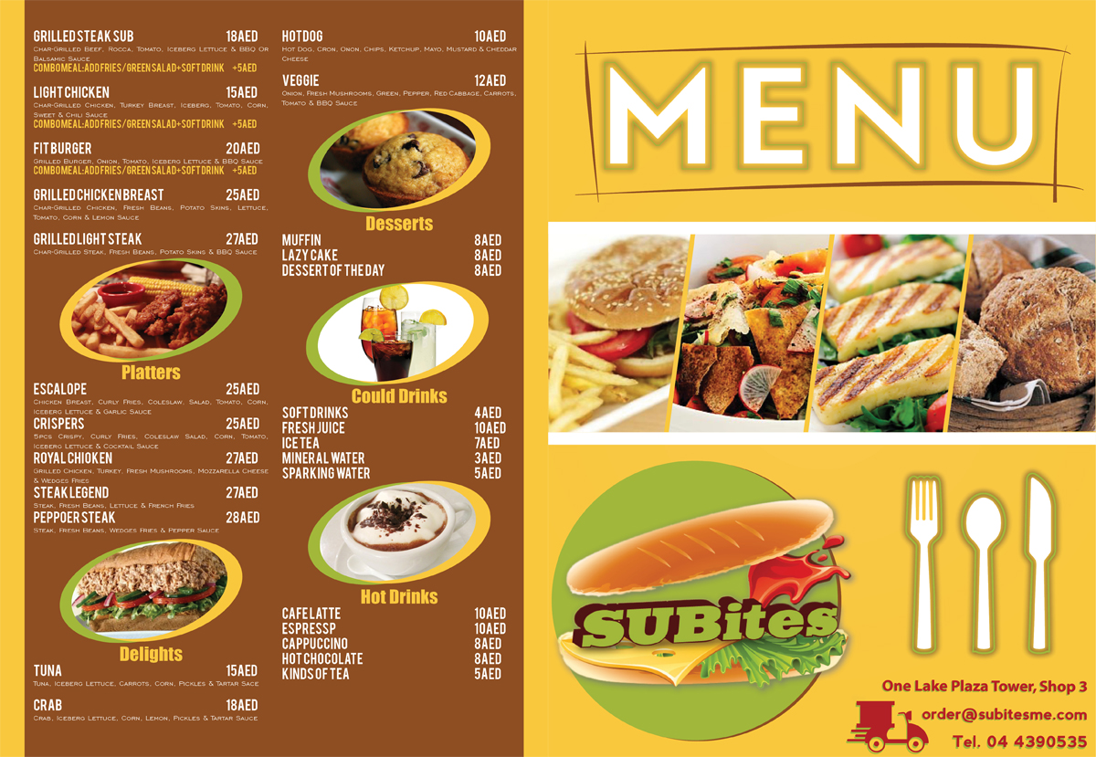 Design de Menu par firasmoha pour ce projet | Design #1525008