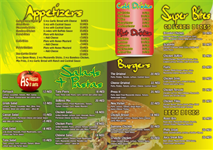 Menu Design by Estine