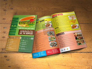 Menu Design by Obed Joel for this project | Design #1576648