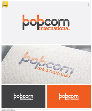 Diseño de Logo por Adeel Hanif® para bobpopcorn international | Diseño #5580811