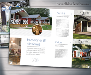 Brochure Design by Ulverz for himmelblaa feriehus as | Design: #1578703