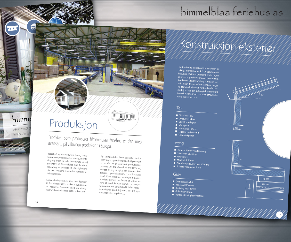 Brochure Design by Ulverz for himmelblaa feriehus as | Design #1578710
