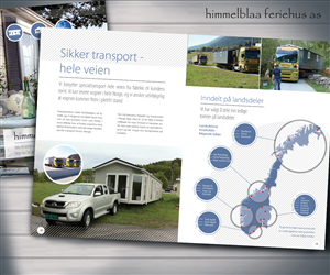 Brochure Design by Ulverz for himmelblaa feriehus as | Design: #1578712