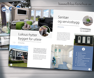 Brochure Design by Ulverz for himmelblaa feriehus as | Design: #1578715